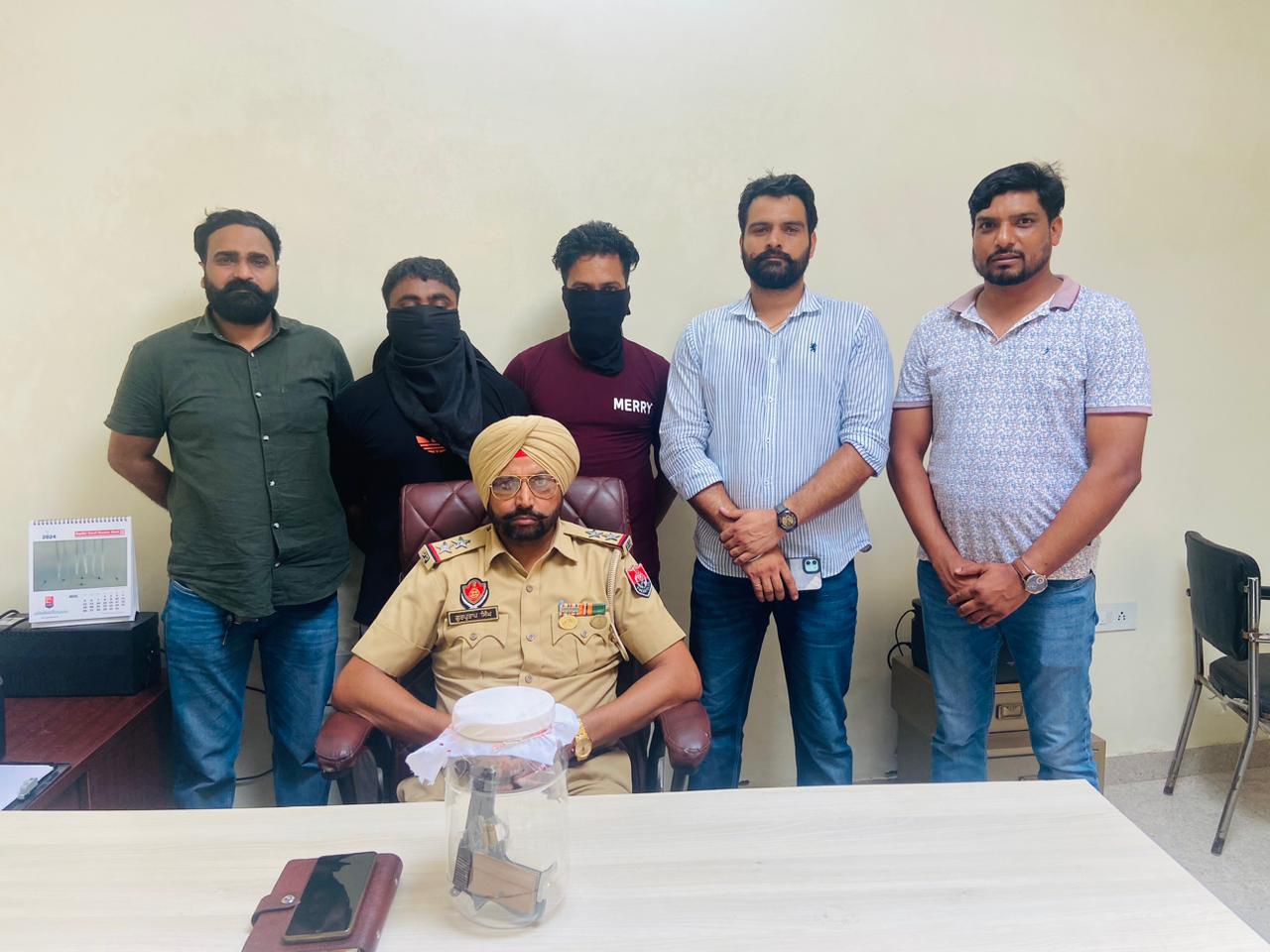 CIA Staff Mohali arrested 02 accused with 01 illegal pistol .32 bore and 02 live cartridges